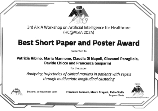 best short paper Gasparini Chicco